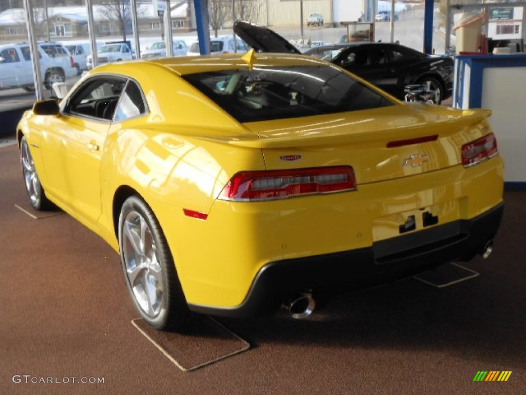 2014 Camaro SS/RS Coupe - Bright Yellow / Gray photo #7