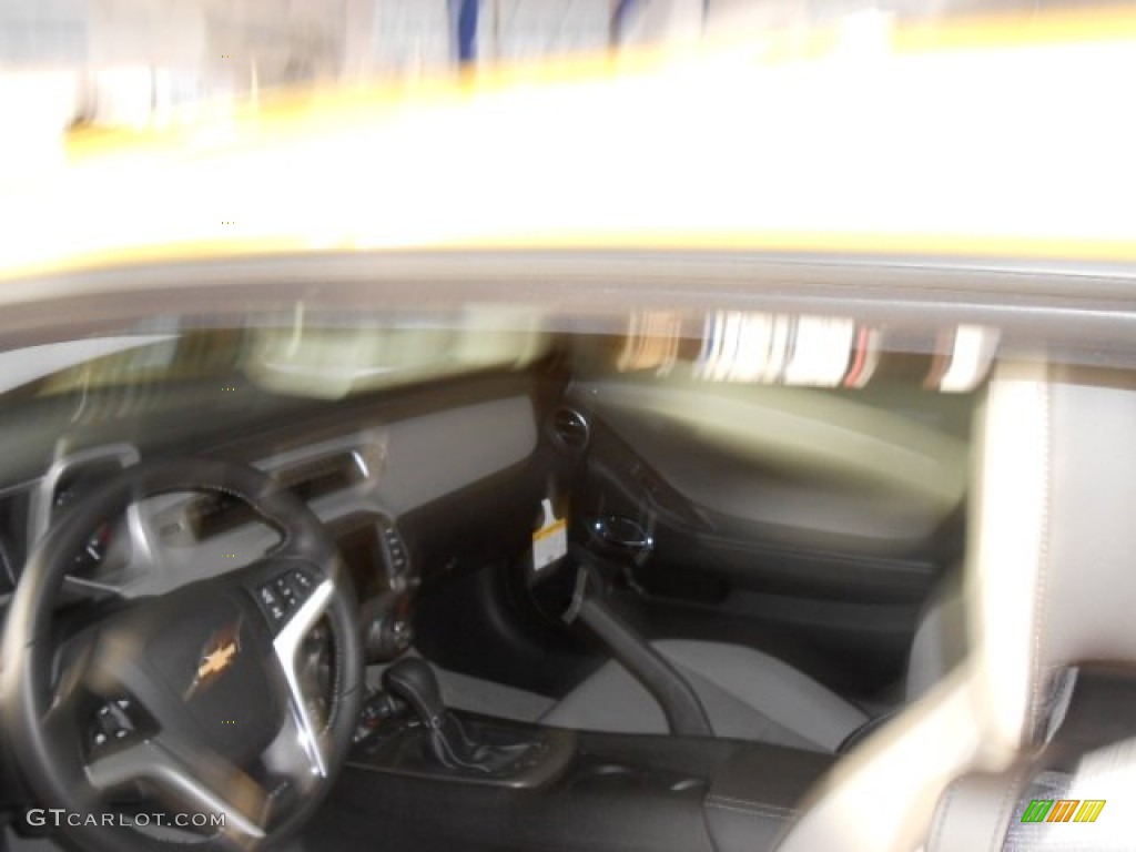 2014 Camaro SS/RS Coupe - Bright Yellow / Gray photo #9
