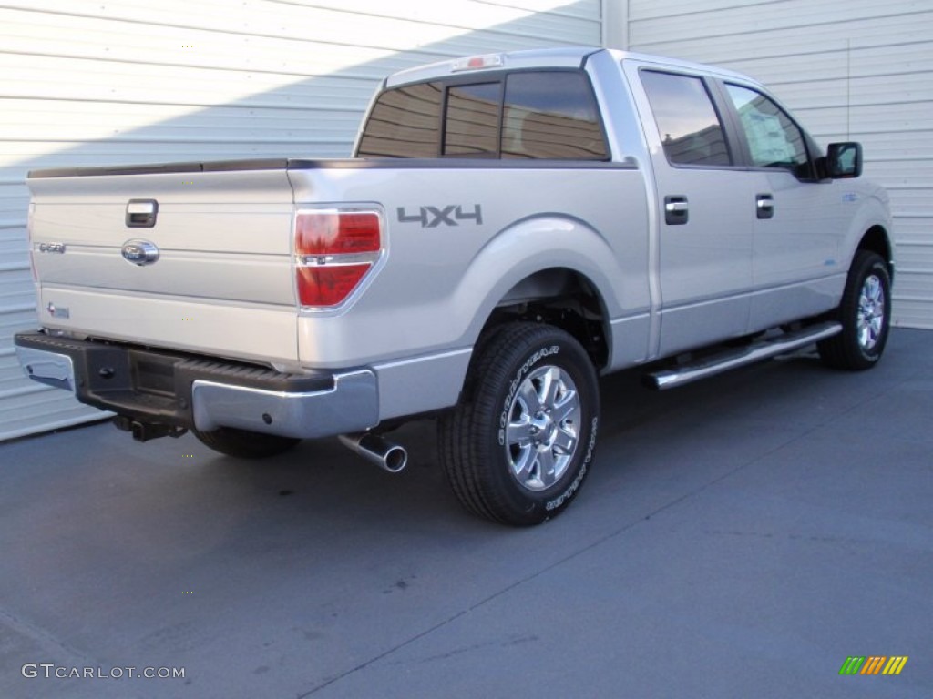 2014 F150 XLT SuperCrew 4x4 - Ingot Silver / Steel Grey photo #4