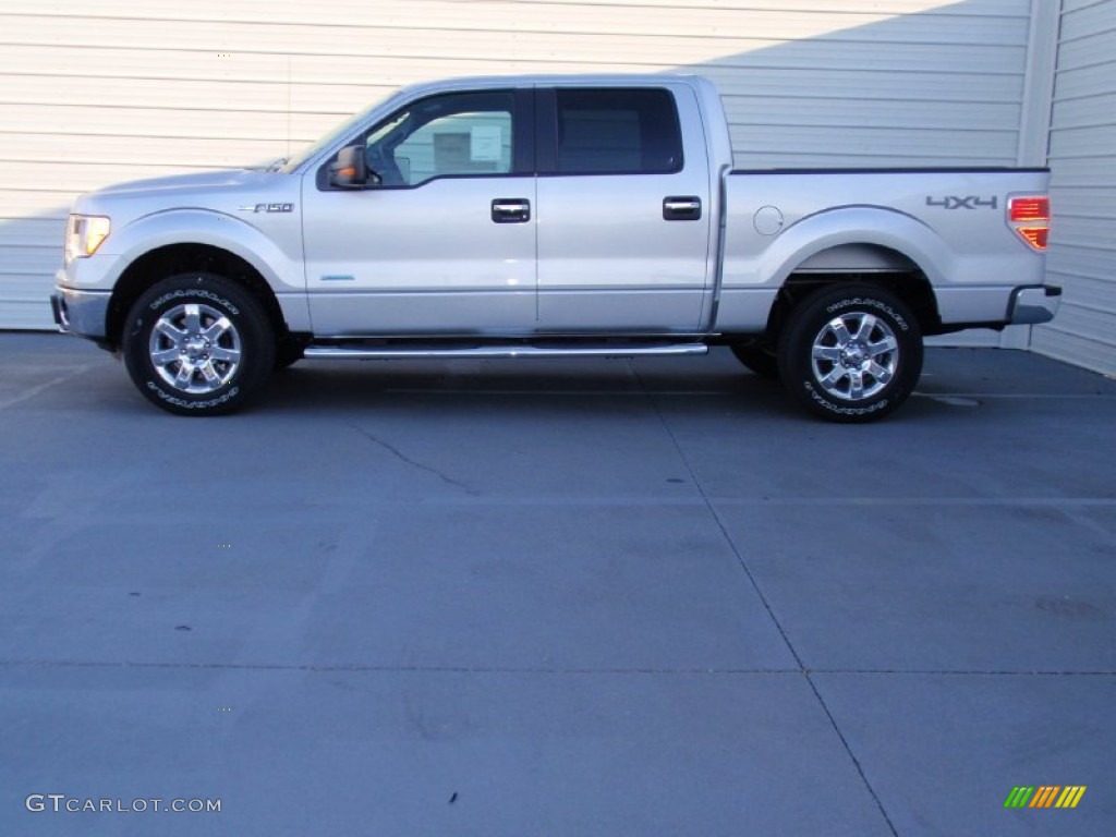 2014 F150 XLT SuperCrew 4x4 - Ingot Silver / Steel Grey photo #6