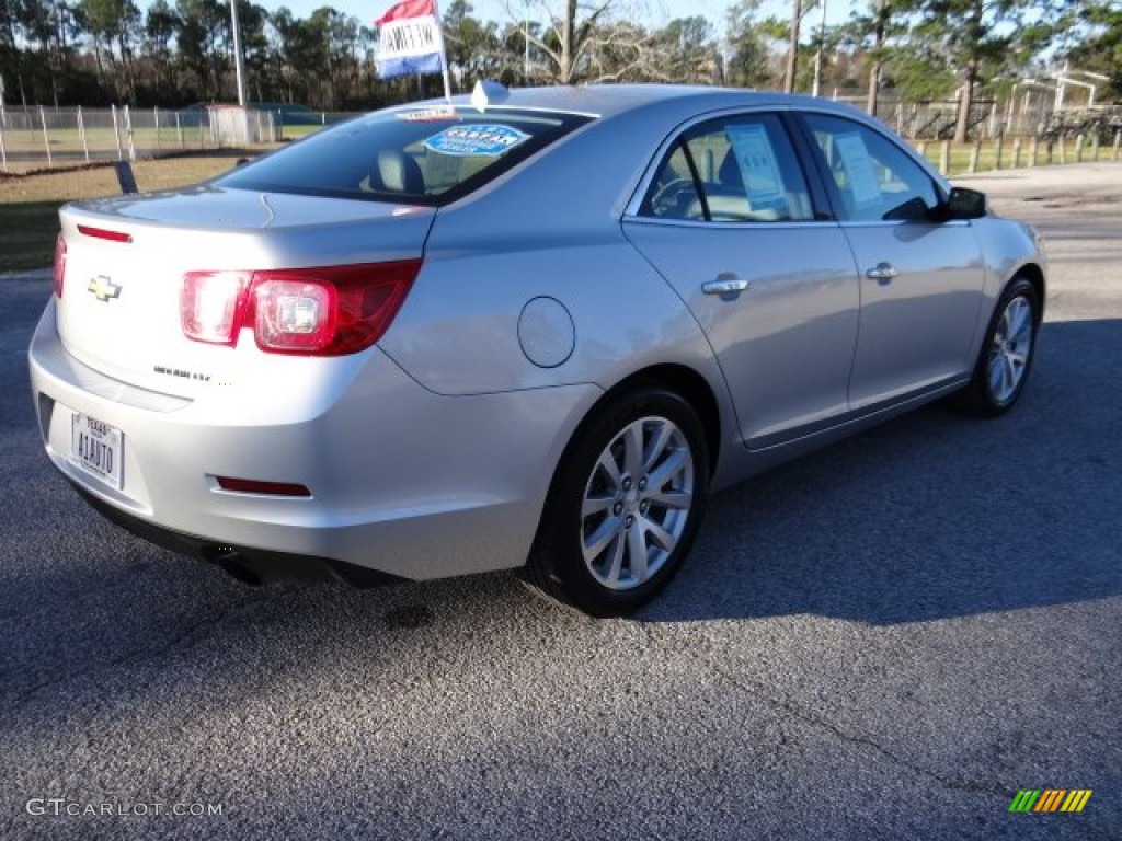 2013 Malibu LTZ - Silver Ice Metallic / Jet Black photo #7