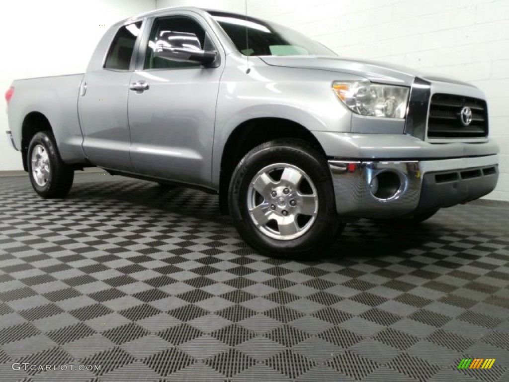 2007 Tundra SR5 Double Cab 4x4 - Silver Sky Metallic / Graphite Gray photo #1