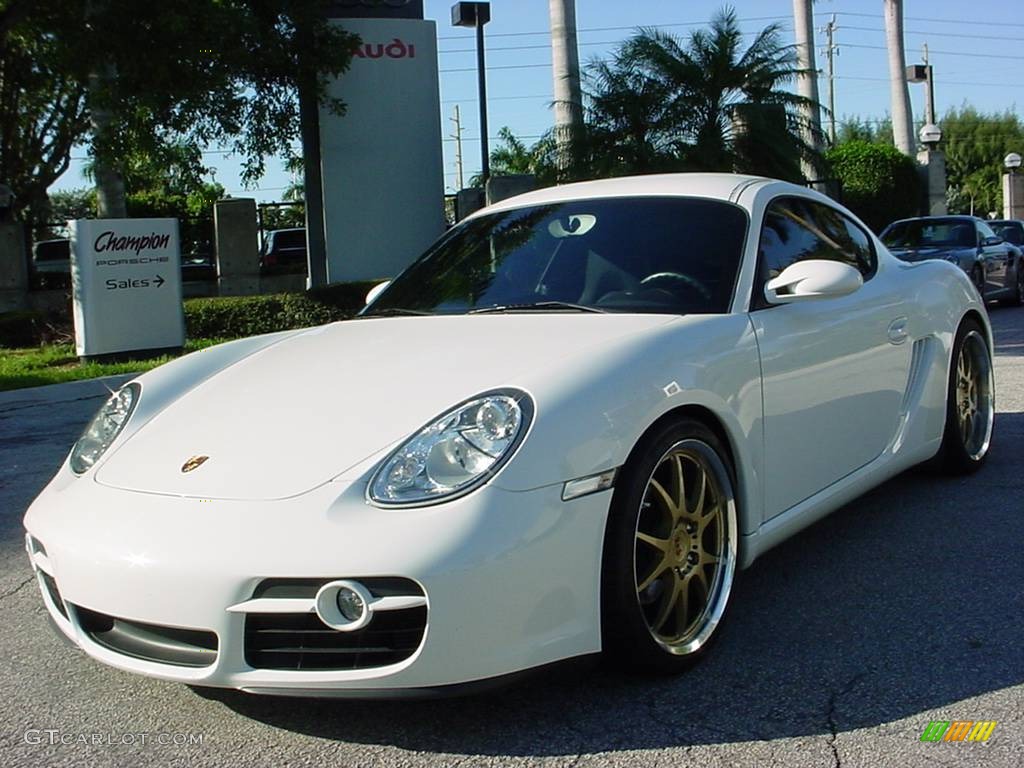 Carrara White 2007 Porsche Cayman Standard Cayman Model Exterior Photo #899812