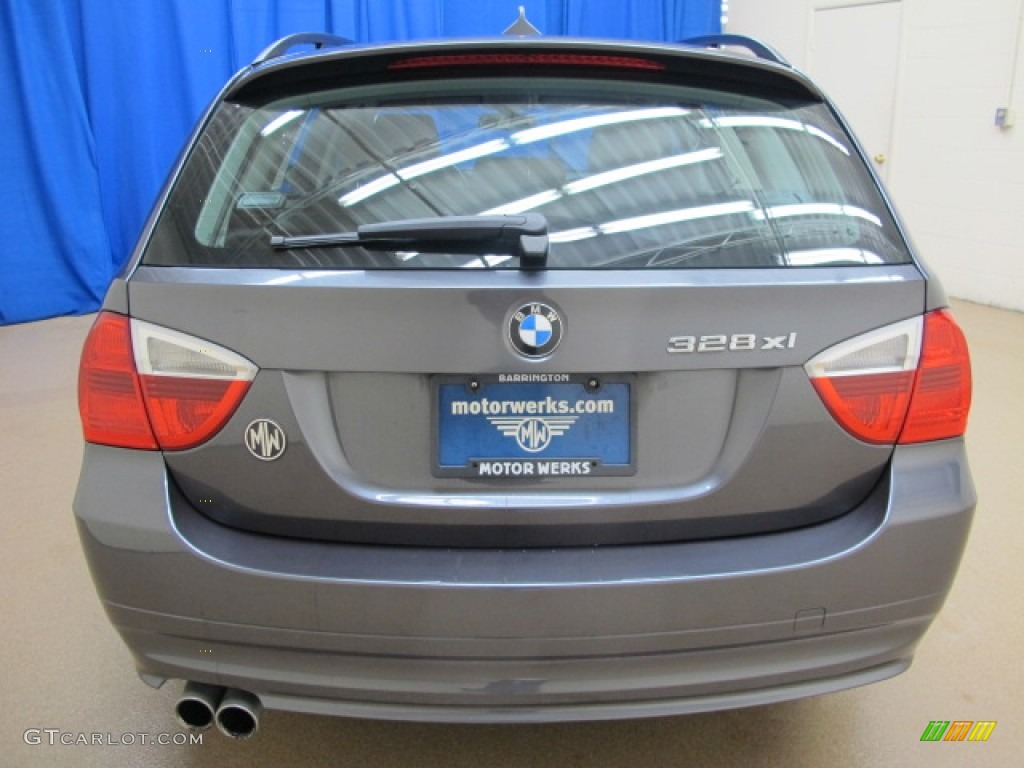 2008 3 Series 328xi Wagon - Sparkling Graphite Metallic / Saddle Brown/Black photo #6