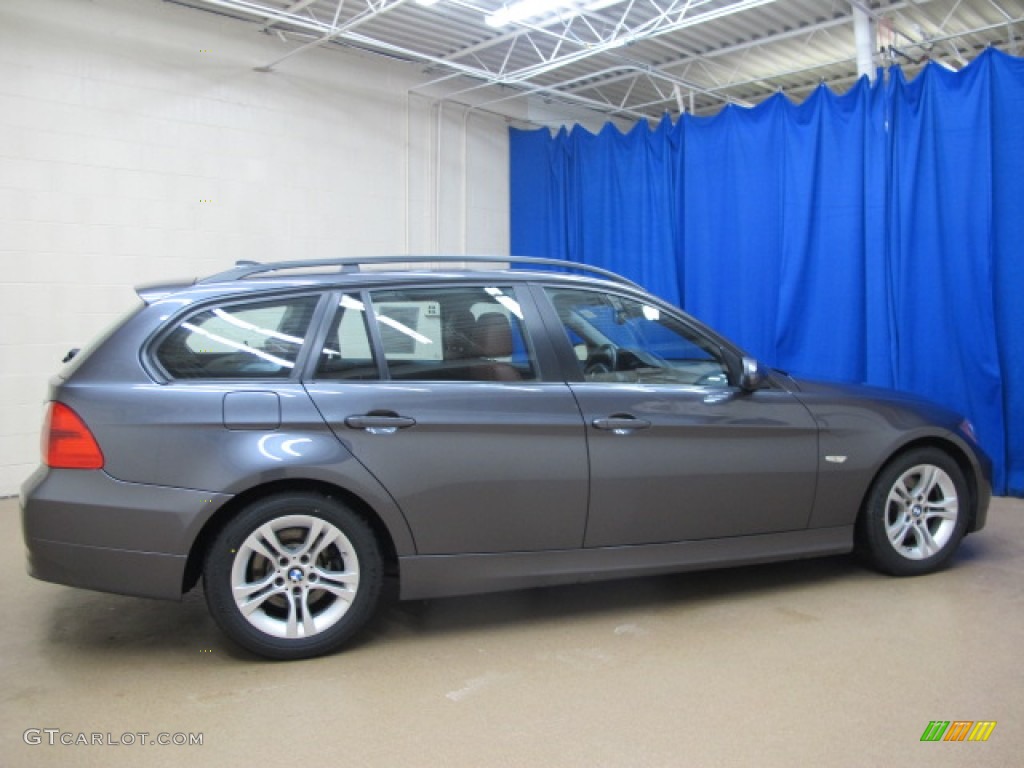 2008 3 Series 328xi Wagon - Sparkling Graphite Metallic / Saddle Brown/Black photo #8