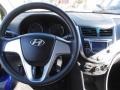 Black 2014 Hyundai Accent GS 5 Door Steering Wheel