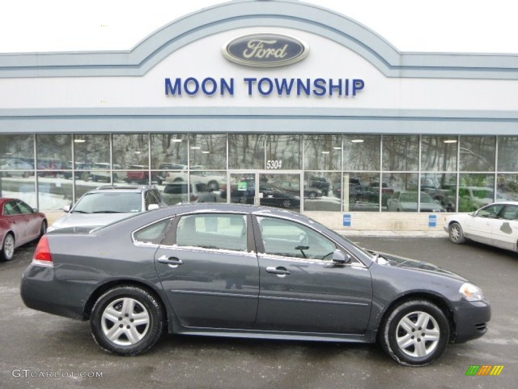 2010 Impala LS - Cyber Gray Metallic / Ebony photo #1