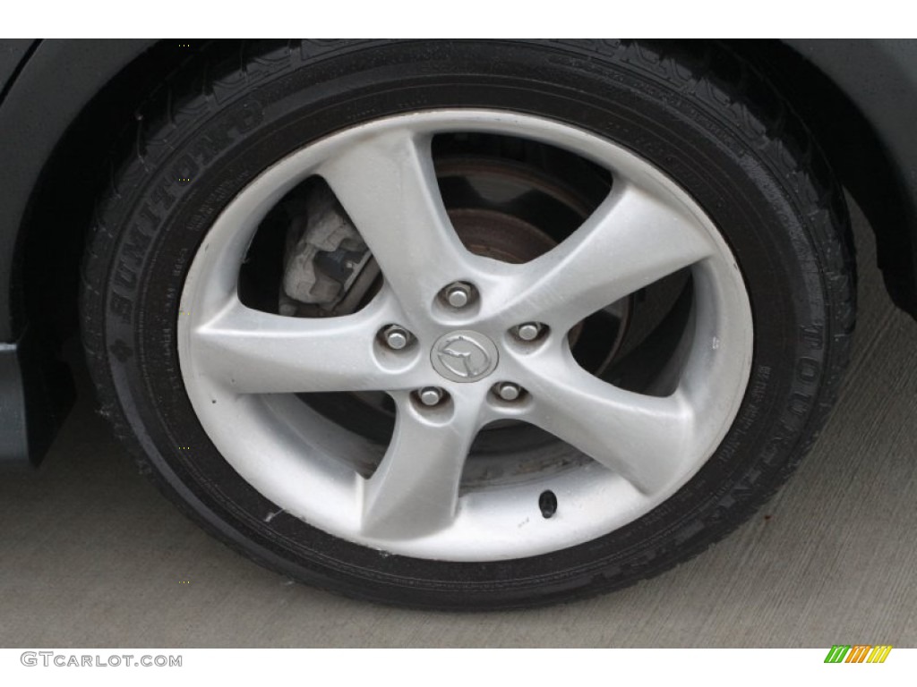2004 MAZDA6 s Hatchback - Steel Gray Metallic / Black photo #6