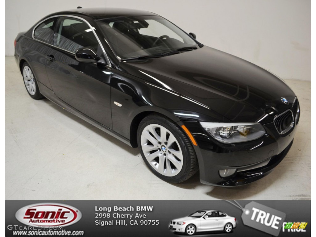 2011 3 Series 328i Coupe - Jet Black / Black photo #1