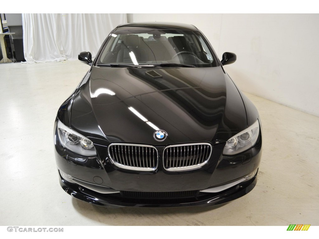 2011 3 Series 328i Coupe - Jet Black / Black photo #4