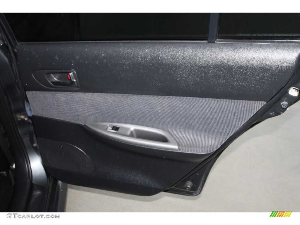 2004 MAZDA6 s Hatchback - Steel Gray Metallic / Black photo #37