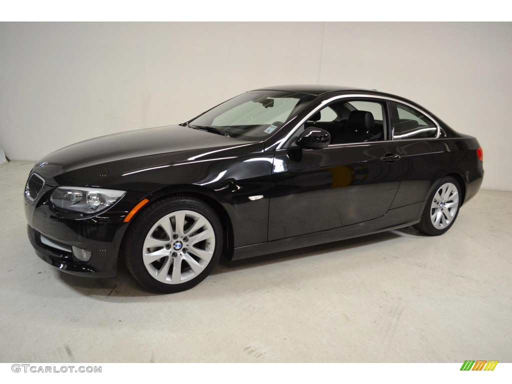 2011 3 Series 328i Coupe - Jet Black / Black photo #9
