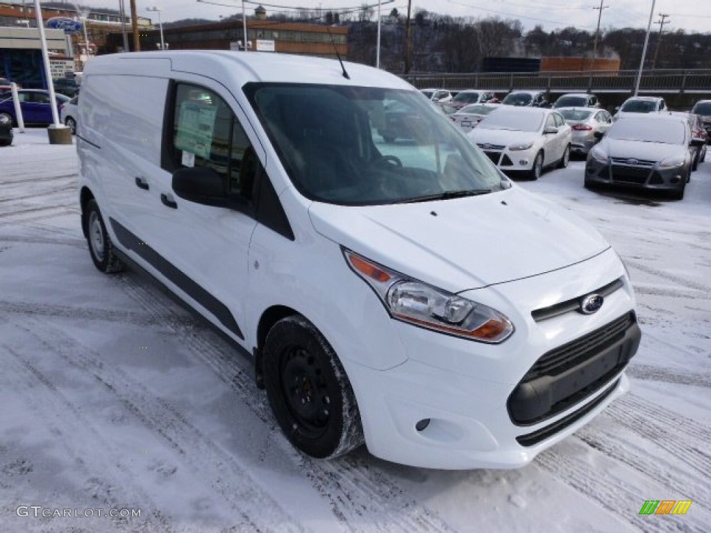 Frozen White 2014 Ford Transit Connect XLT Van Exterior Photo #89985836