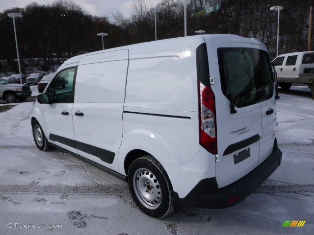 Frozen White 2014 Ford Transit Connect XLT Van Exterior Photo #89985926