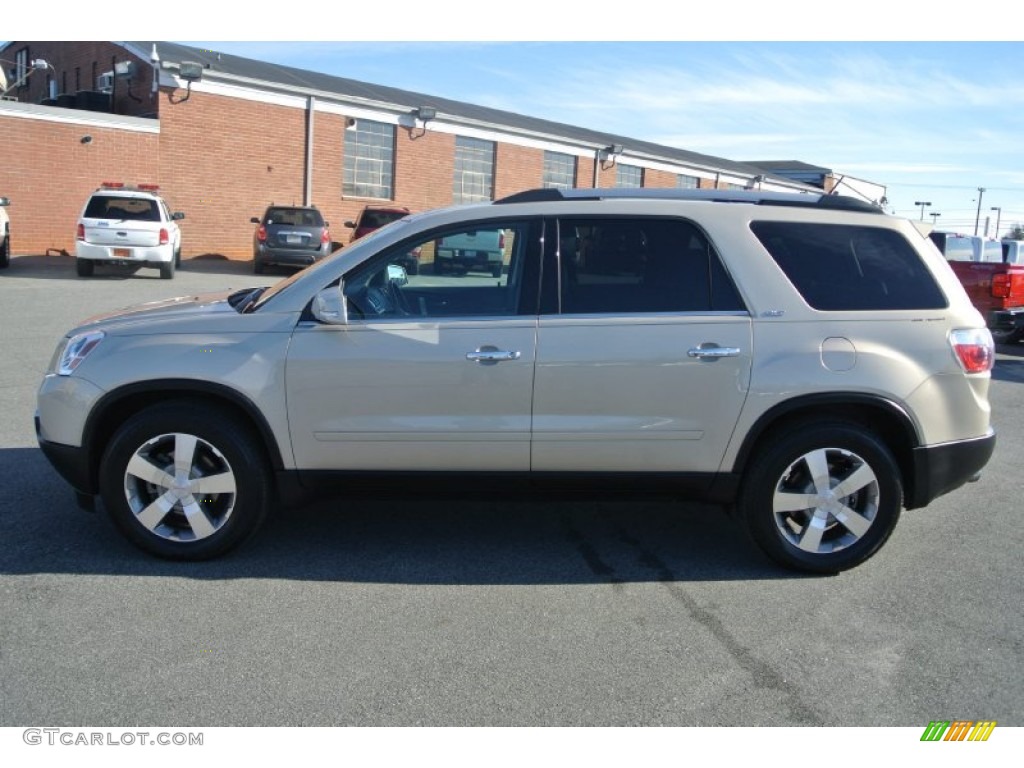 2012 Acadia SLT AWD - Gold Mist Metallic / Ebony photo #3