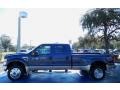 Dark Blue Pearl Metallic 2008 Ford F450 Super Duty Lariat Crew Cab 4x4 Dually Exterior