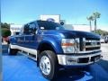 Dark Blue Pearl Metallic - F450 Super Duty Lariat Crew Cab 4x4 Dually Photo No. 8