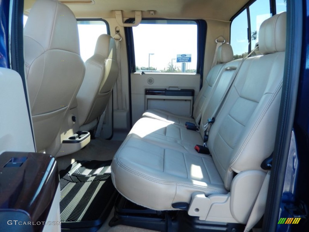2008 Ford F450 Super Duty Lariat Crew Cab 4x4 Dually Rear Seat Photo #89988104