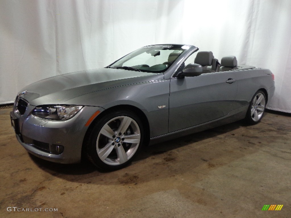 2010 3 Series 335i Convertible - Space Gray Metallic / Gray Dakota Leather photo #4