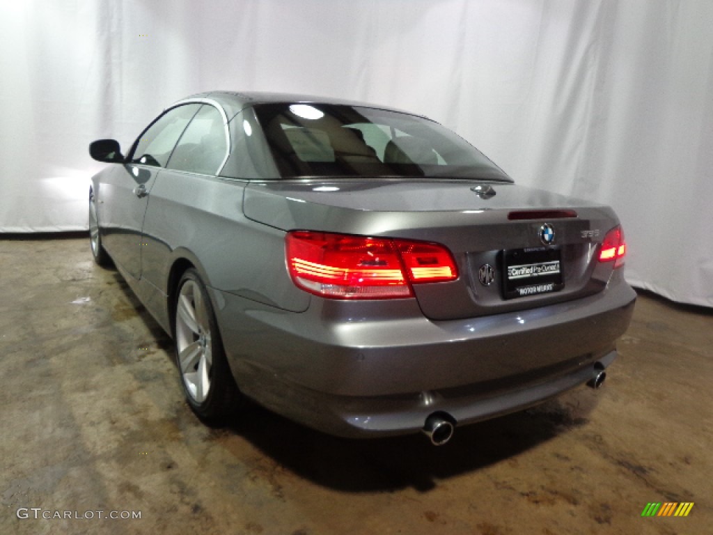 2010 3 Series 335i Convertible - Space Gray Metallic / Gray Dakota Leather photo #14