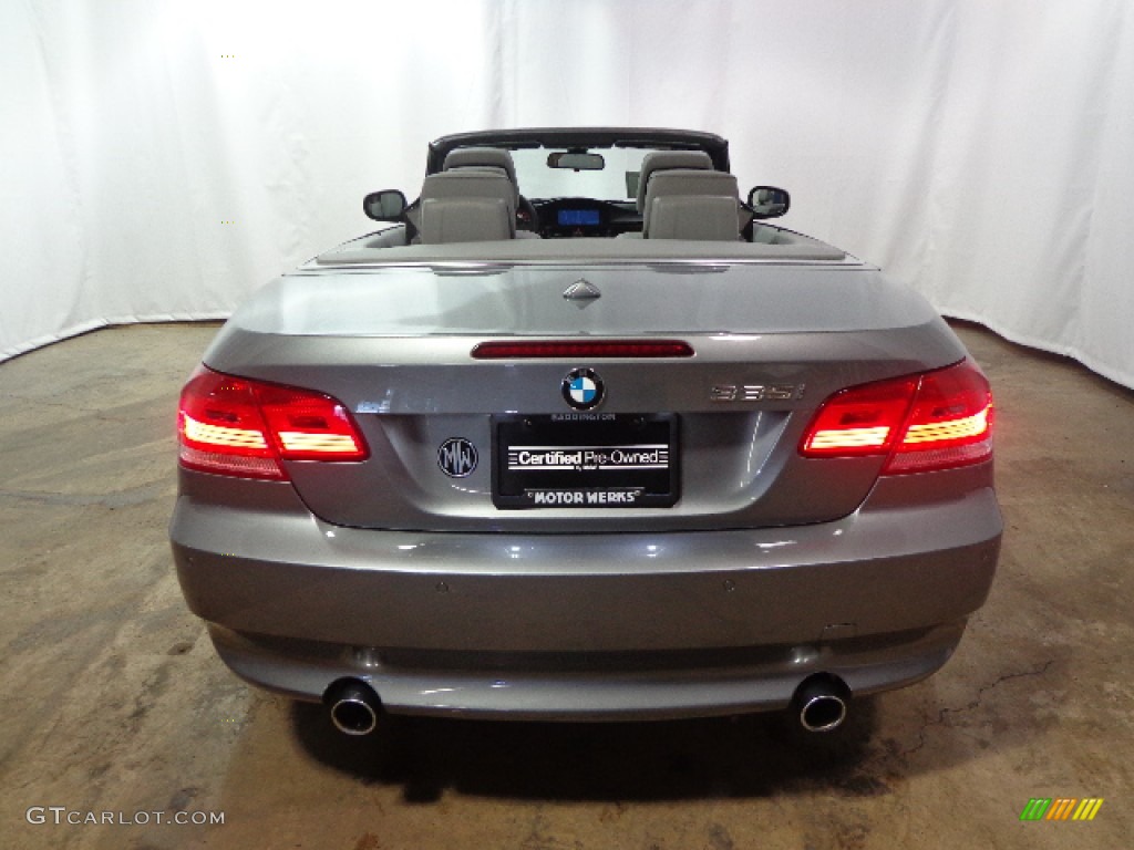 2010 3 Series 335i Convertible - Space Gray Metallic / Gray Dakota Leather photo #19