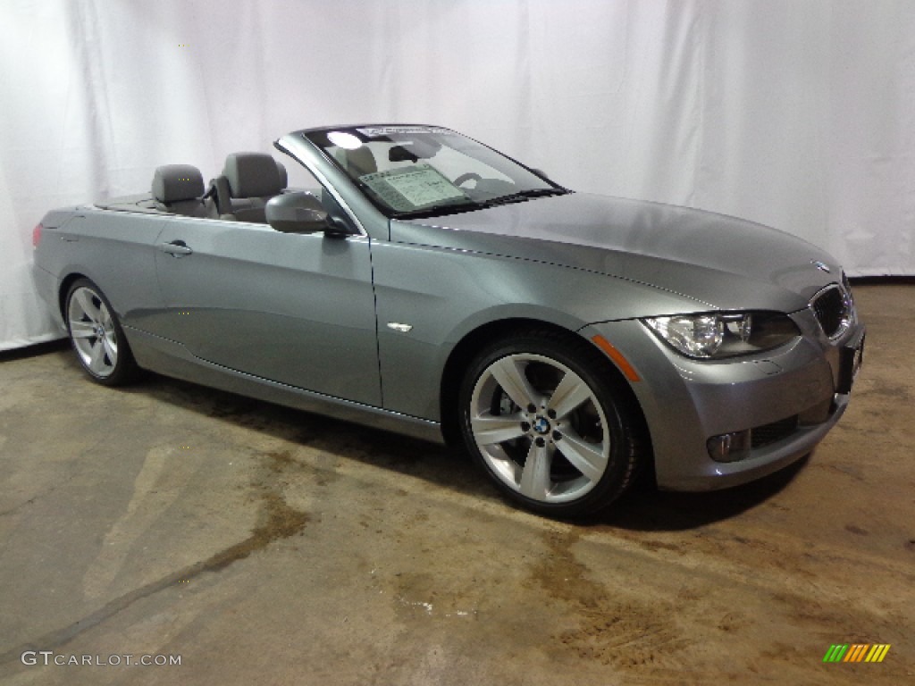 2010 3 Series 335i Convertible - Space Gray Metallic / Gray Dakota Leather photo #21