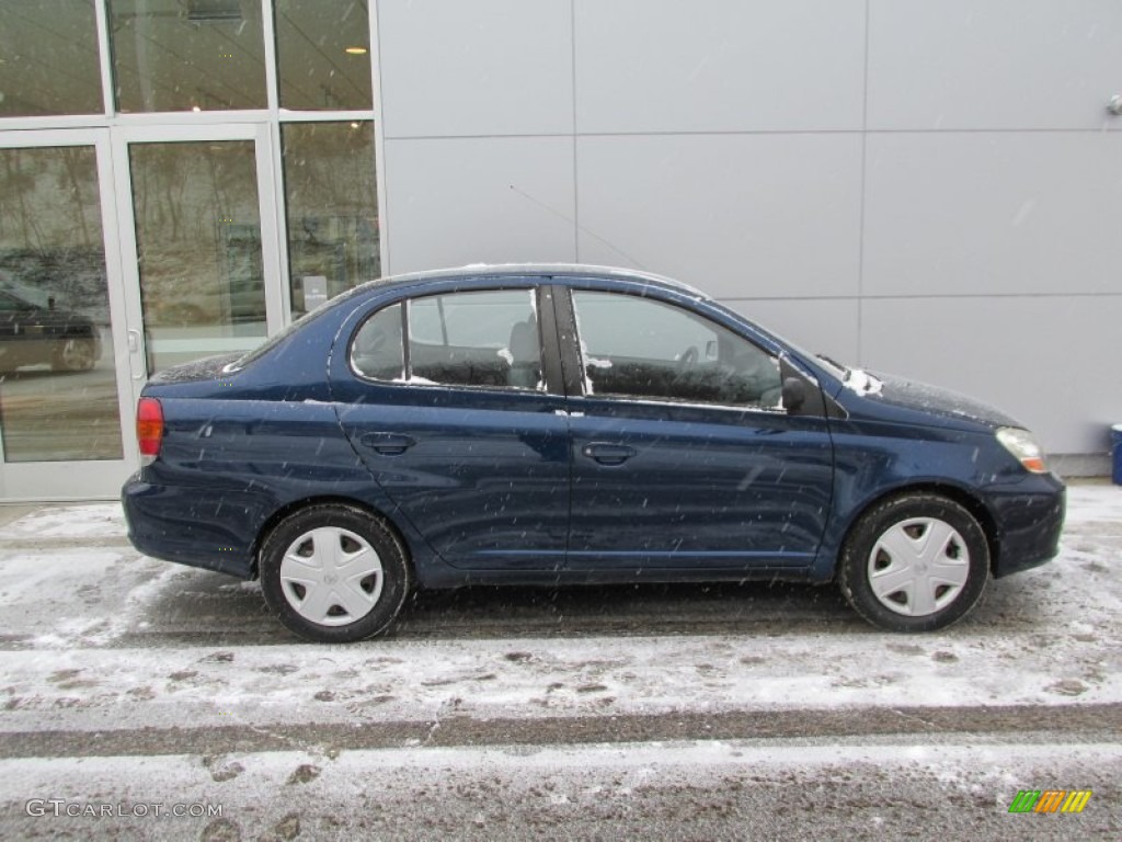 Indigo Ink Blue 2005 Toyota ECHO Sedan Exterior Photo #89990555