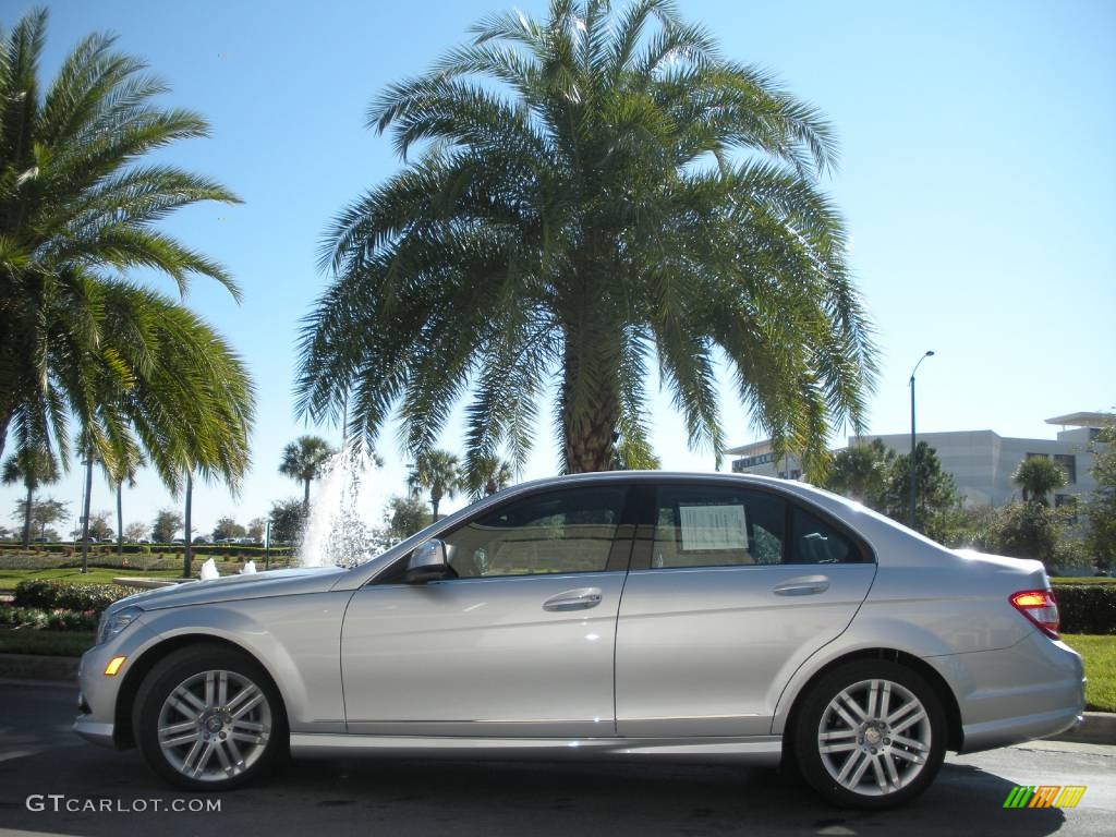 2008 C 300 Sport - Iridium Silver Metallic / Grey/Black photo #1