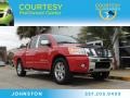 2010 Red Alert Nissan Titan SE Crew Cab  photo #1