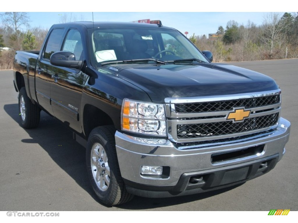 2014 Silverado 2500HD LTZ Crew Cab 4x4 - Black / Ebony photo #1