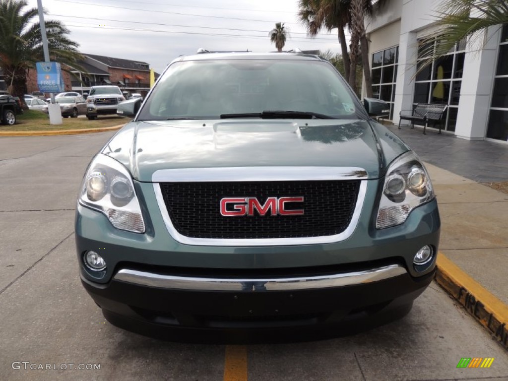 2009 Acadia SLT - Silver Green Metallic / Light Titanium photo #2