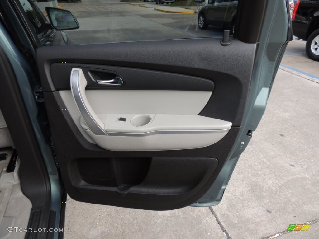 2009 Acadia SLT - Silver Green Metallic / Light Titanium photo #11