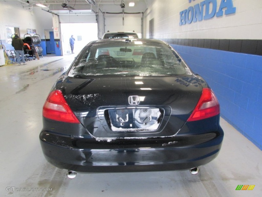 2004 Accord EX V6 Coupe - Nighthawk Black Pearl / Black photo #4