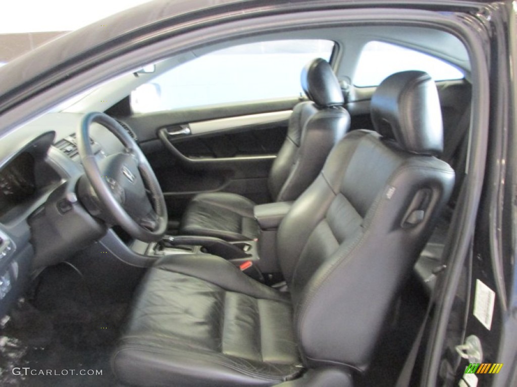 2004 Accord EX V6 Coupe - Nighthawk Black Pearl / Black photo #9