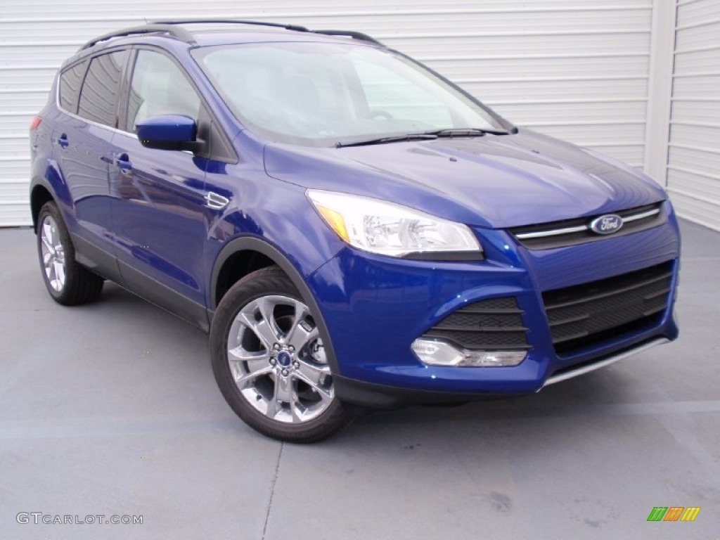 2014 Escape SE 1.6L EcoBoost - Deep Impact Blue / Charcoal Black photo #2