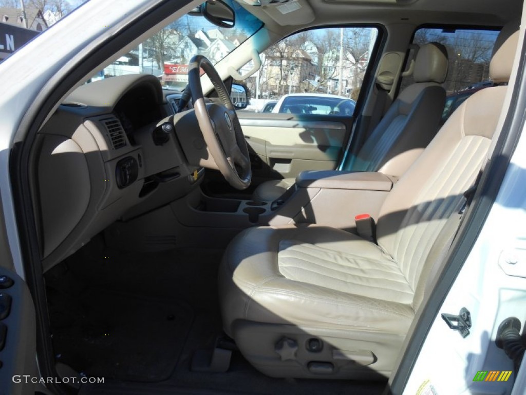 2004 Mountaineer V8 AWD - Oxford White / Medium Dark Parchment photo #13
