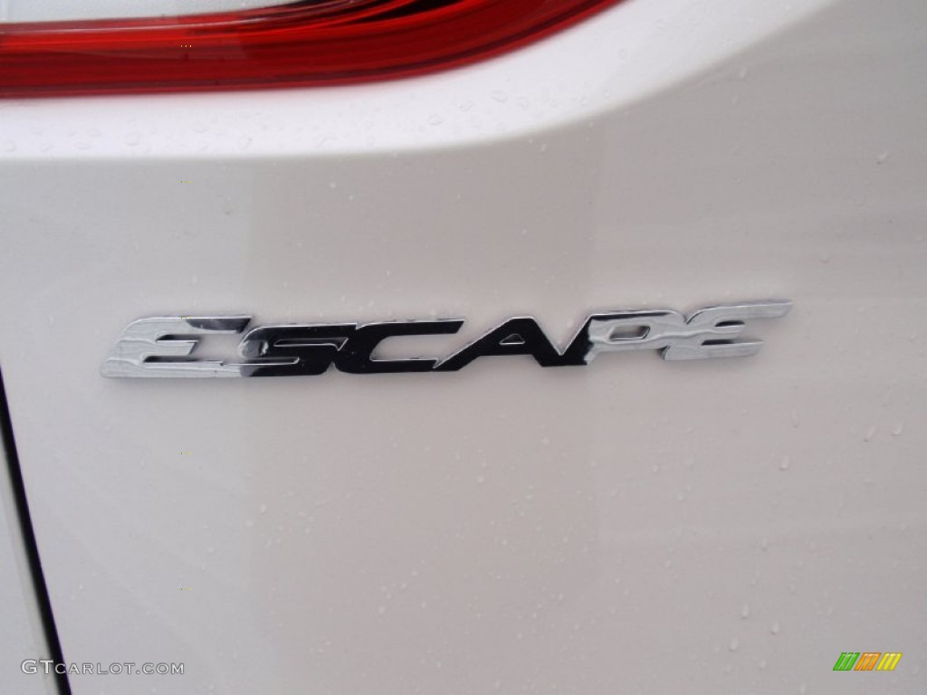 2014 Escape SE 1.6L EcoBoost - White Platinum / Charcoal Black photo #14