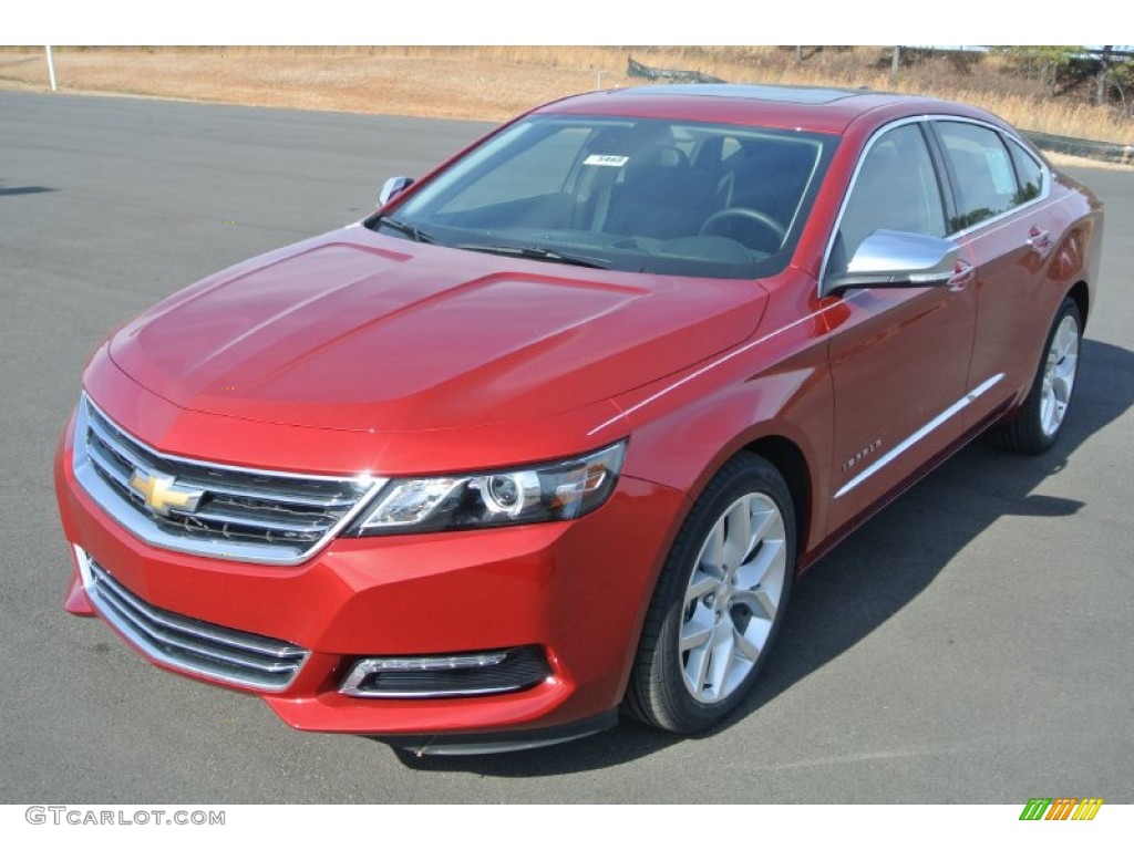 2014 Impala LTZ - Crystal Red Tintcoat / Jet Black photo #2