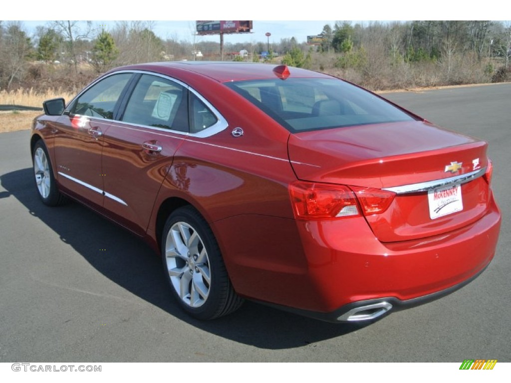 2014 Impala LTZ - Crystal Red Tintcoat / Jet Black photo #4