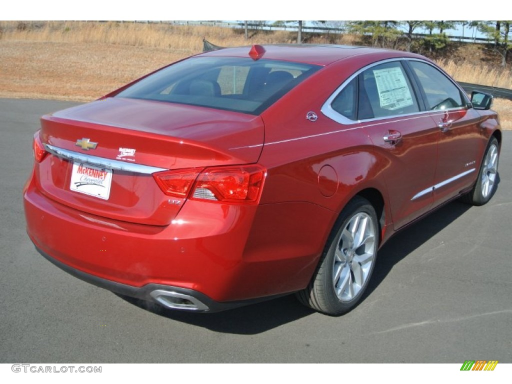 2014 Impala LTZ - Crystal Red Tintcoat / Jet Black photo #5