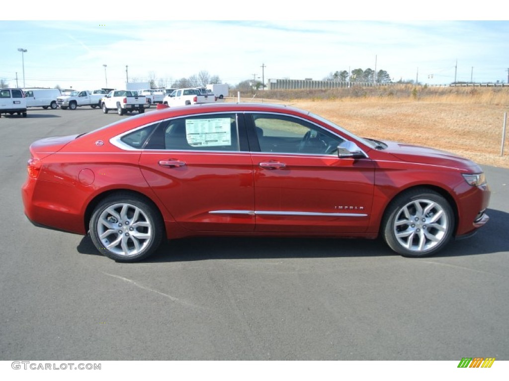2014 Impala LTZ - Crystal Red Tintcoat / Jet Black photo #6