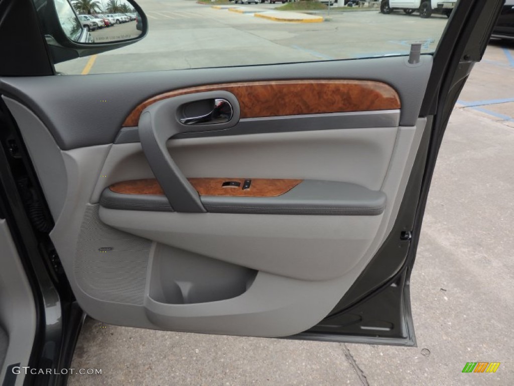 2011 Enclave CXL - Silver Green Metallic / Titanium/Dark Titanium photo #7