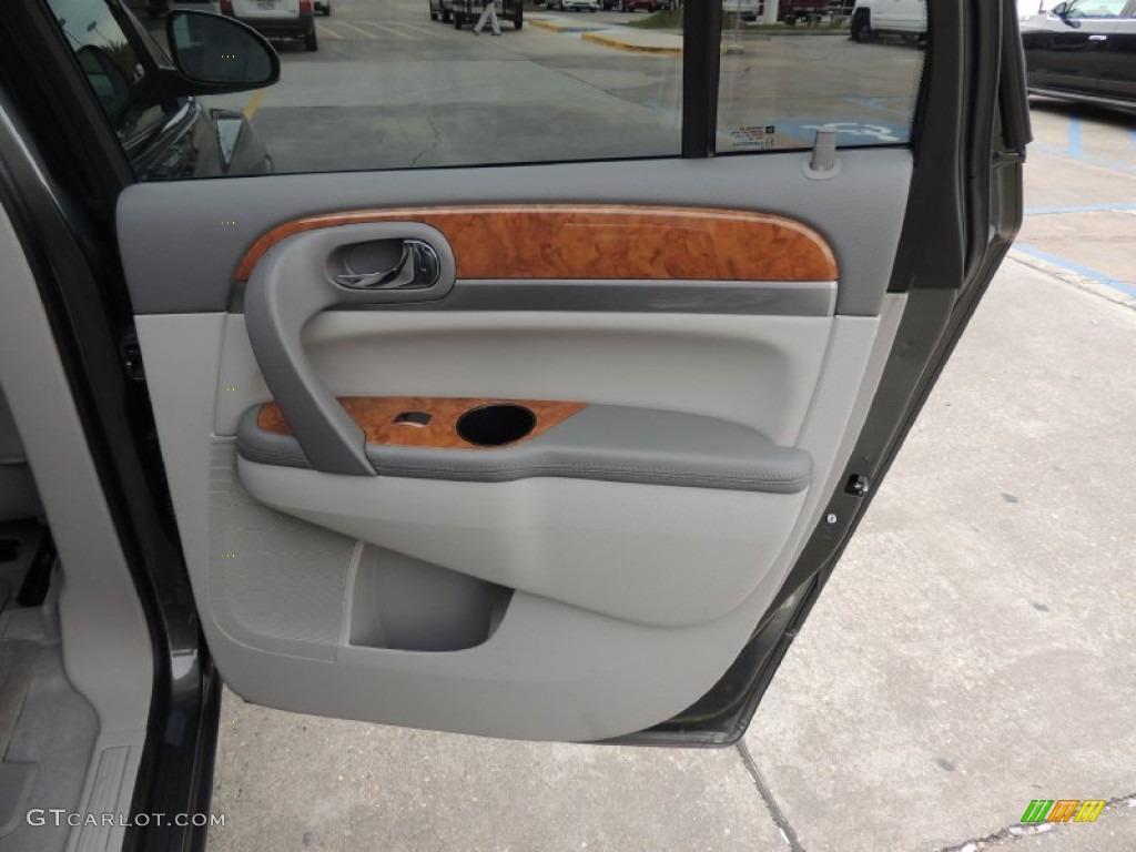 2011 Enclave CXL - Silver Green Metallic / Titanium/Dark Titanium photo #12