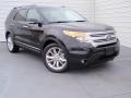 2014 Tuxedo Black Ford Explorer XLT  photo #2