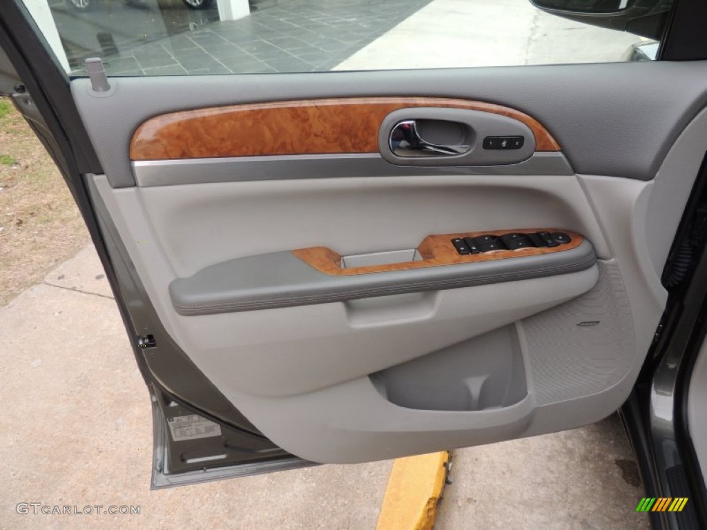 2011 Buick Enclave CXL Titanium/Dark Titanium Door Panel Photo #89997365