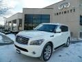 Moonlight White - QX 56 4WD Photo No. 3