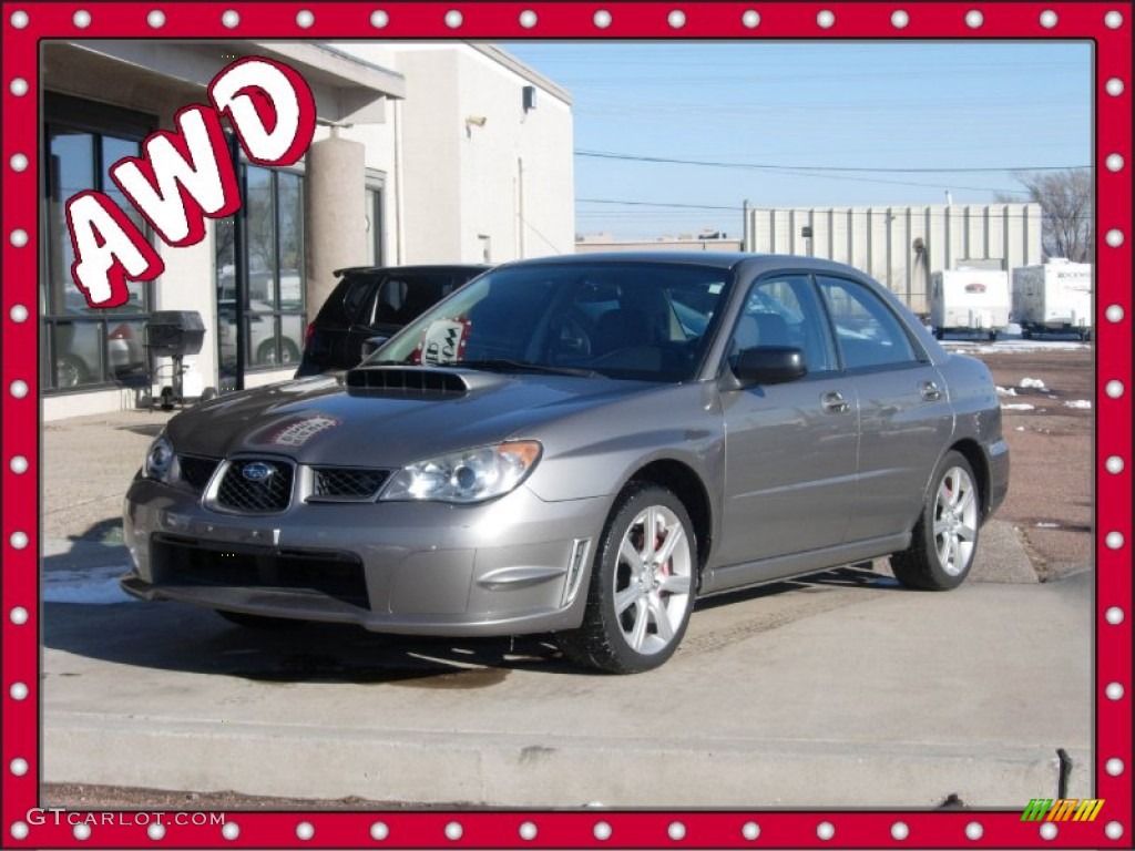 2006 Impreza WRX Sedan - Crystal Gray Metallic / Anthracite Black photo #1