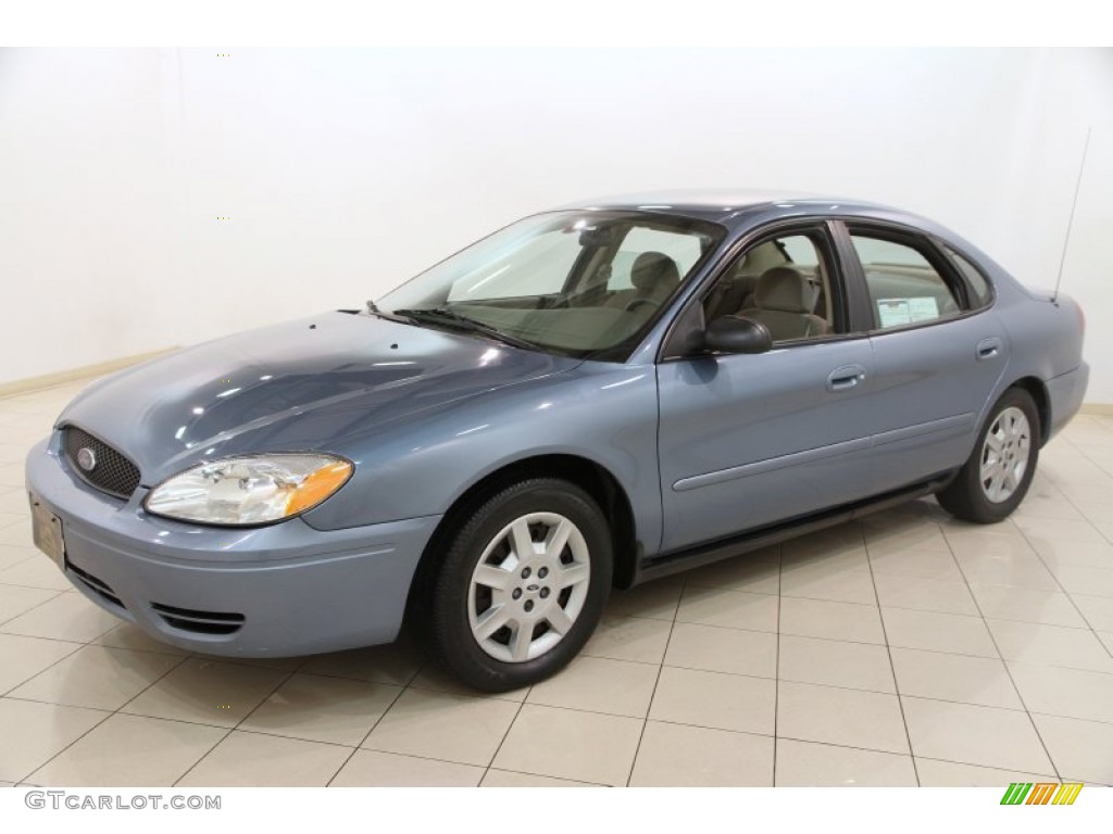2006 Taurus SE - Windveil Blue Metallic / Medium/Dark Flint Grey photo #3