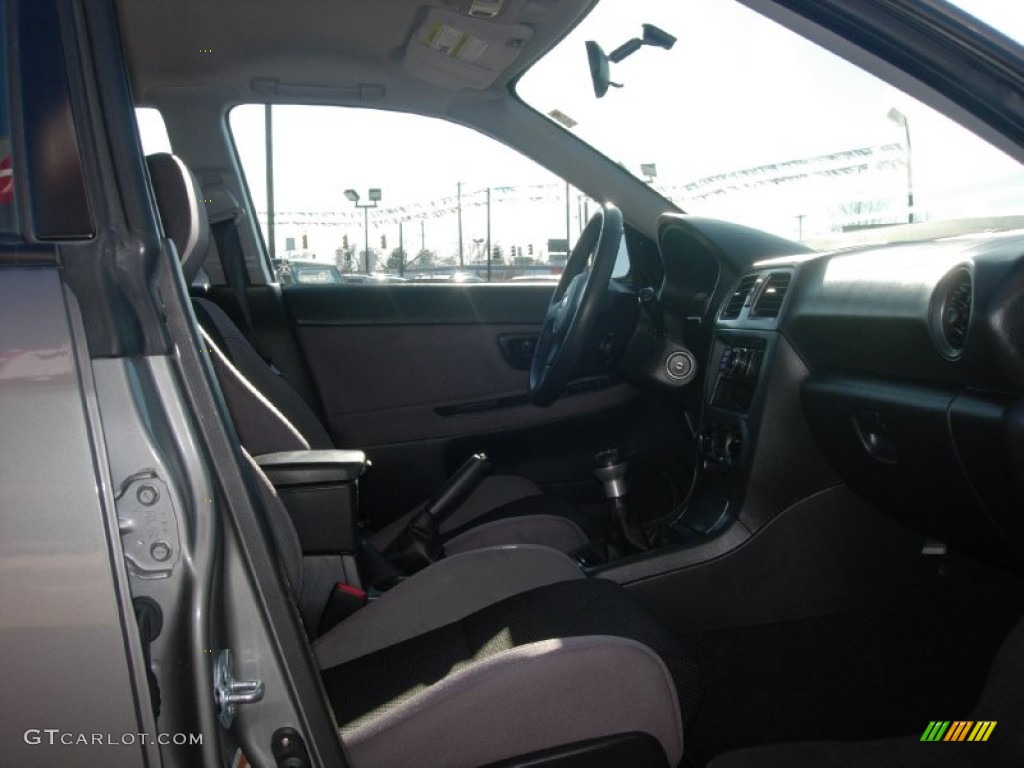 2006 Impreza WRX Sedan - Crystal Gray Metallic / Anthracite Black photo #8