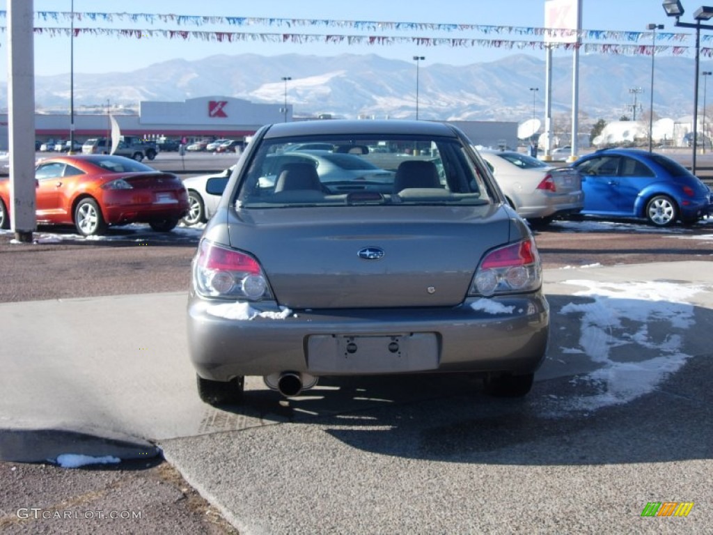 2006 Impreza WRX Sedan - Crystal Gray Metallic / Anthracite Black photo #11